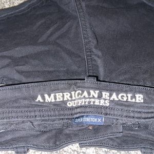 Black Khaki Shorts & Blue Denim Shorts